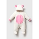 MAHFEL %100 Welsoft Peluş Ayıcık Pembe Uyku Tulumu
