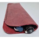 Mahfuz Crazy Gerçek Deri El Emeği Özel Kalemleriniz Için Kalemlik ( 2*3 Kalem Için ) 5,5cm 17 cm B23E8 - Kahverengi - 1 Adet
