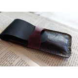 Mahfuz Crazy Gerçek Deri Özel Kalemleriniz Için Kalemlik ( 2*3 Kalem Için ) 27 cm \ 6 cm NLU14 - Kahverengi