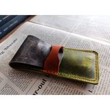Mahfuz Crazy Gerçek Deri Özel Kalemleriniz Için Kalemlik ( 2*3 Kalem Için ) 27 cm \ 6 cm NLU54 - Taba - Kahverengi