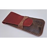 Mahfuz Crazy Hors Gerçek Deri Özel Kalemleriniz Için Kalemlik Kalem Kutu ( 2*3 Kalem Için ) 27 cm 6 cm - Kahverengi