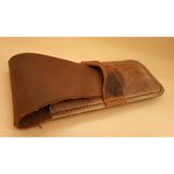 Mahfuz Crazy Hors Hakiki Deri El Emeği Kalemlik Kalem Kutu 27 cm 6 cm 84CC - Açık Kahve