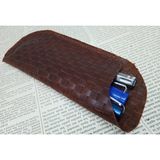 Mahfuz Crazy Hors Hakiki Deri El Emeği Özel Kalemleriniz Için Kalemlik Kalem Kutu 17,5 cm 7 cm ( 3-4 Kalem Için ) 20NR