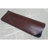 Mahfuz Gerçek Deri El Emeği Özel Kalemleriniz Için Kalemlik ( 2*3 Kalem Için ) 5,5cm17 cm 18M2 - Mavi
