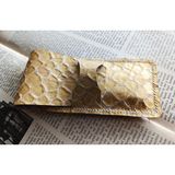 Mahfuz Gerçek Deri Özel Kalemleriniz Için Kalemlik ( 2*3 Kalem Için ) 27 cm \ 6 cm NLU95 - Krem - Altın