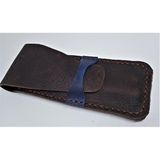 Mahfuz Gerçek Deri Özel Kalemleriniz Için Kalemlik Kalem Kutu 27 cm 6 cm - Gri - Kahverengi