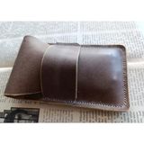 Mahfuz Gerçek Deri Özel Kalemleriniz Için Kalemlik Kalem Kutu ( 5*6 Kalem Için ) 28 cm \ 9.5 cm DAK200 - Kahverengi