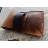 Mahfuz Gerçek Deri Özel Kalemleriniz Için Kalemlik Kalem Kutu ( 5*6 Kalem Için ) 28 cm \ 9.5 cm DAK62 - Kahve