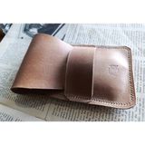 Mahfuz Gerçek Deri Özel Kalemleriniz Için Kalemlik Kalem Kutu ( 5*6 Kalem Için ) 28 cm \ 9.5 cm NLU205 - Kahverengi - Krem