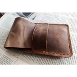 Mahfuz Gerçek Deri Özel Kalemleriniz Için Kalemlik Kalem Kutu ( 5*6 Kalem Için ) 28 cm \ 9.5 cm NLU217 - Kahve