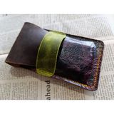 Mahfuz Gerçek Deri Özel Kalemleriniz Için Kalemlik Kalem Kutu ( 5*6 Kalem Için ) 28 cm \ 9.5 cm NLU280 - Kahve