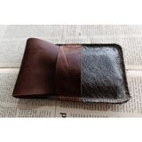 Mahfuz Gerçek Deri Özel Kalemleriniz Için Kalemlik Kalem Kutu ( 5*6 Kalem Için ) 28 cm \ 9.5 cm NLU317 - Kahve