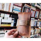 Mahfuz Leather Gerçek Deri Özel Kalemleriniz Için Kalemlik Kalem Kutu ( 5*6 Kalem Için ) 28 cm \ 9.5 cm NLU283 - Kahve - Gold