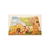 Mahi Max 30 Parça Renkli Resim Karton Yapboz Puzzle 27x20cm - Köpek Kulübesi