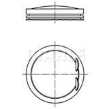 Mahle 0010700 Piston Segman