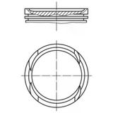 Mahle 0030600 Motor Piston Segman Std Mercedes M 111 E 20 - C200. E200. 200E 89.90 003Pı0000610086 1110303417