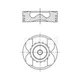 Mahle 0222601 Segman 0.50 Master Movano 2.5 DCI G9U 04 89.50 Motor Piston