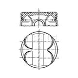 Mahle 081Pİ00101000 Piston Segman