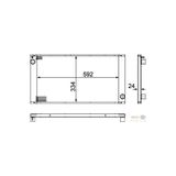 Mahle 8Mk376754221 Behr 8Mk376754-221 Radyatör Mini R56 07-08-09 10-11 R57 07-R55 07- R58 11-R59 12- R60 10- R61 12-