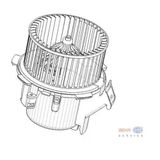 Mahle Ab41000p -Knecht-Behr Ab41000p Kalorifer Motoru Master-Movano 2.5-3.0 Dtı-Dcı 12V 7701057555