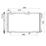 Mahle Ac501000s A C Kondansatör Peugeot 206 Ab 09 03 6455Fy
