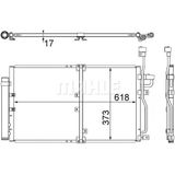 Mahle Ac510000s Knecht Klima Radyatörü (Kondenser) Antara-Captiva 2.0D *Z20dmh*