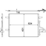 Mahle Ac732000s -Knecht-Behr Ac732000s A C-Kondansatör Ford Kuga Diesel 8V4119710ab
