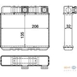 MAHLE AH87000P Kabin Isı Esanjoru 316 Cı 04- 316 I E46 02- 318 Cı E46 12