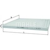 Mahle Almparca Polen Filtresi Mercedes W203 CL203 S203 C209 A209