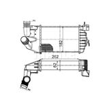 Mahle Cı510000s Knecht Turbo Radyatörü (Intercooler) Astra H 1.3D *Z13dth*