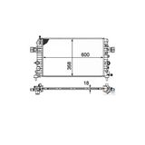 Mahle Cr1091000s Cr1091000s Radyatör 05- Astra H 1.6 16V *Z16xep* -Os