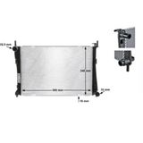 Mahle Cr1355000s -Knecht-Behr Cr1355000s Radyatör Soğutucu Ford Fiesta V Fusion 1.4 2S6h8005cb
