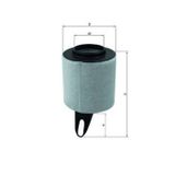 Mahle HAVA FILTRESI BMW N43 N45 E81 E87 E90 E91 E92 13717524412