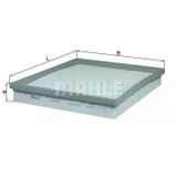 Mahle HAVA FILTRESI BMW N55 F20 F21 F22 F23 F87 F30 F31 F32 F33 F34 F35 F36 13717602643