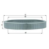 Mahle Hava Fıltresı Mercedes M103 W201 1986-1993 A0020948804