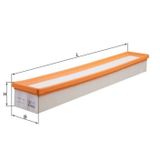 Mahle HAVA FILTRESI MERCEDES M111 W203 S203 CL203 A1110940304