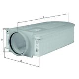 Mahle HAVA FILTRESI MERCEDES OM651 10204 W204 W212 C218 A6510940004