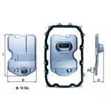 Mahle Hx160kıt -Knecht-Behr Hx160kıt Otomatik Şanzıman Yağ Filtresi Contalı Touareg 03 10 Q7 07 15 Cayenne 03 9 09D325429 09D325429