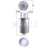 MAHLE KL1026 Yakıt Filtresi In-Line Yakıt Filter