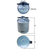 Mahle Kl44015 -Knecht-Behr Kl44015 Yakıt Filtresi İn-Line Fuel Filter 16400Jd50a 16400Jd50a