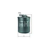 Mahle Kl494 Kl494 Mazot Filtresi Polo V Polo 9N Polo 6R / Fabia 1.4 Tdı 1.6 Tdcı