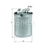 Mahle Kl778 Kl778 Mazot Filtresi Polo 14- / A1 11- / Ibiza V 10- / Fabia 10- Roomster 10- Rapid 1.6 Tdı 2