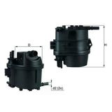 Mahle Kl779 -Knecht-Behr Kl779 Mazot Filtresi P107 P206 P207 P307 C1 C2 C3 Nemo Bipper 1.4Hd I Fiesta Fusion 1.4Tdcı 02 Isıtıcıli 1148119 1148119