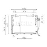MAHLE Klima Radyatoru Mercedes W202 S202 W210