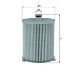 Mahle Kx2454d -Knecht-Behr Kx2454d Yakıt Filtresi Fuel Filter 233900N100 233900N100