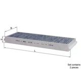 Mahle Lak239s -Knecht-Behr Lak239s Polen Filtresi Audi A6 2.0 2.4 2.8 3.0 3.2 04 11 Karbonlu İkili 4F0819439b 4F0819439b