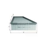 Mahle Lx1885 Lx1885 Hava Filtresi S-Max Mondeo Iv 07- Galaxy 11- / S80 Iı 06- V70 1.6 Tdcı 2.0 Tdcı 1.6Tı