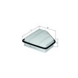Mahle Lx2864 -Knecht-Behr Lx2864 Hava Filtresi Auris-Avensis-Verso 2.0 D4d-Corolla 01.06 Dizel D4d Yamuk 178010R030 178010R030