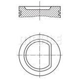 Mahle Motor Pıston Segman (0,60 Farklı) P406 P605 R P806 P605 Evasıon Xantıa Xm XU10J2TE (2,2 Turbo 16V)