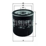 Mahle OC1291 -Knecht OC1291 Yağ Filtresi Polo 14- / A1 14- / Fabia 14- 1.4 Tdı